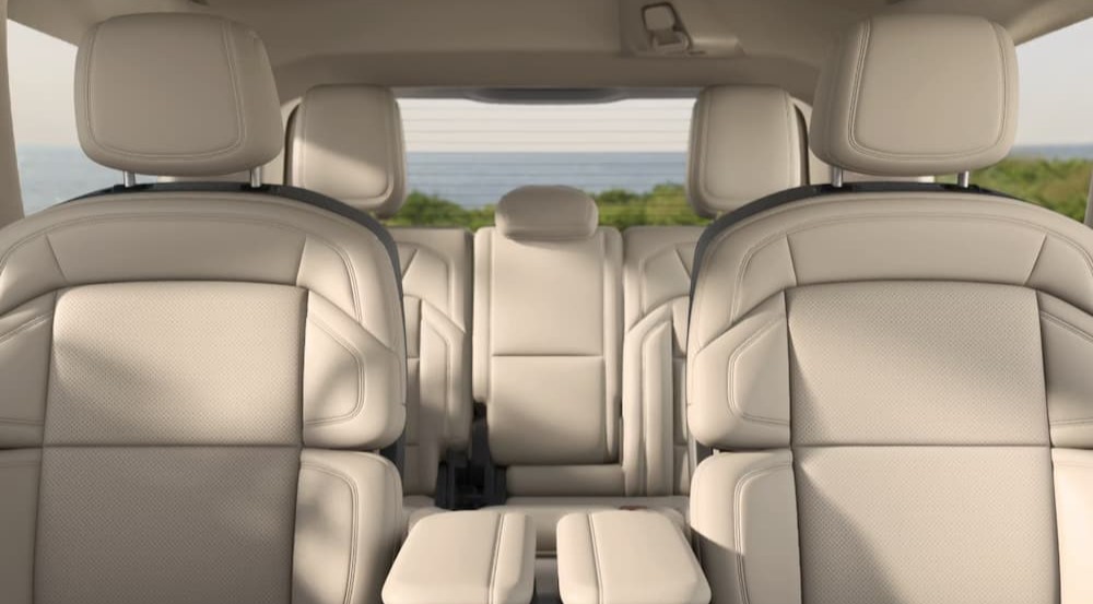 White interior in a 2027 Lincoln Navigator.