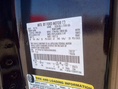 2014 Ford F-150 Lariat