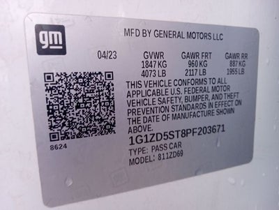 2023 Chevrolet Malibu LT 1LT