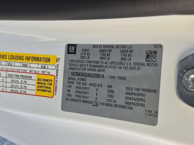 2017 Chevrolet Silverado 1500 WT