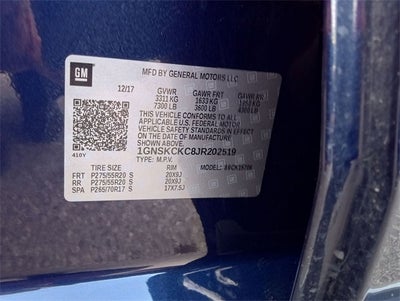 2018 Chevrolet Tahoe Premier