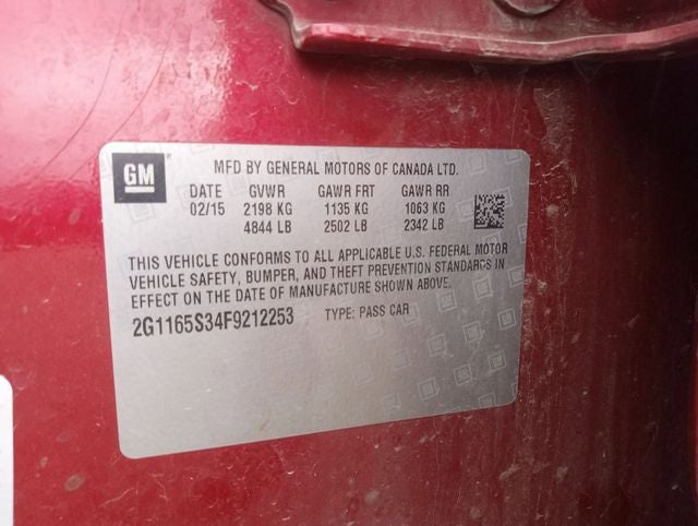 2015 Chevrolet Impala LTZ 2LZ