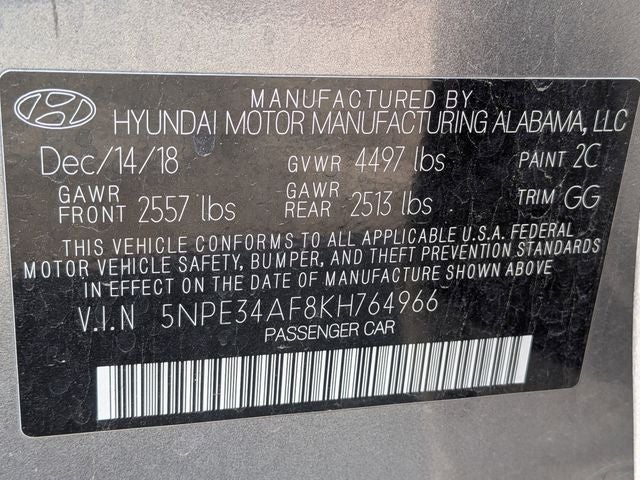 2019 Hyundai Sonata Limited