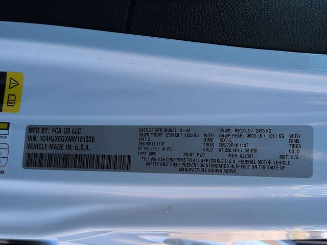 2022 Jeep Wrangler Unlimited Sahara