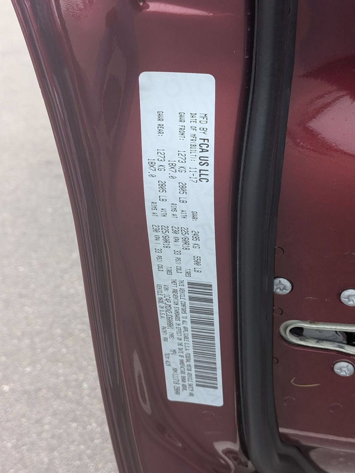 2018 Jeep Cherokee Limited 4X4