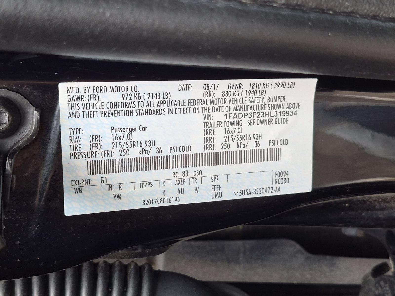 2017 Ford Focus SE