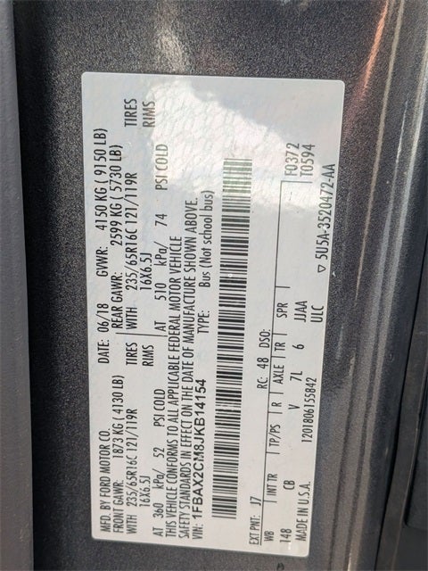 2018 Ford Transit-350 XL