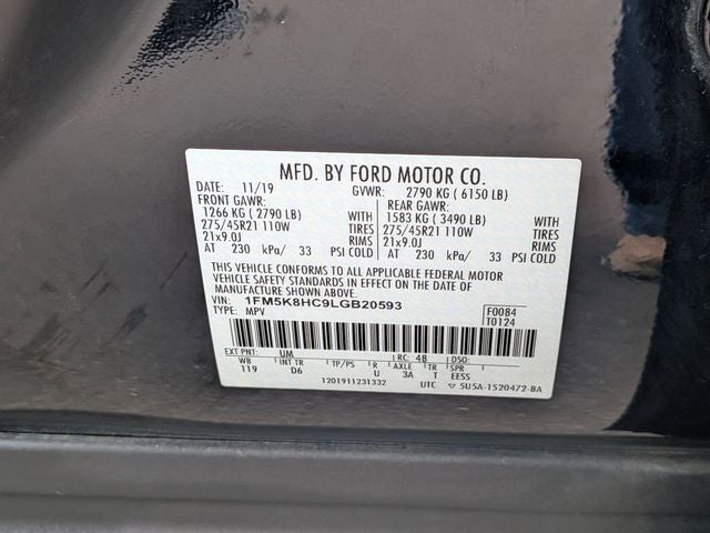 2020 Ford Explorer Platinum