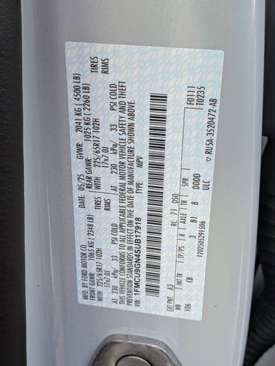 2025 Ford Escape Active