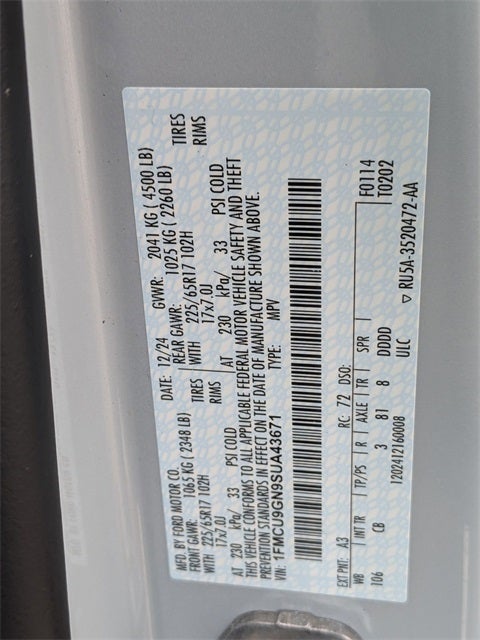 2025 Ford Escape Active