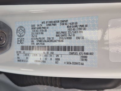2024 Ford Escape Platinum AWD