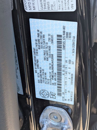 2024 Ford Escape Platinum