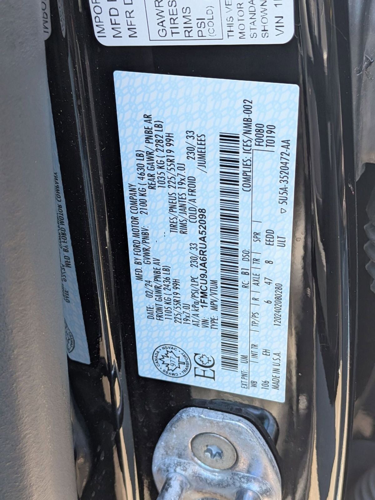 2024 Ford Escape Platinum