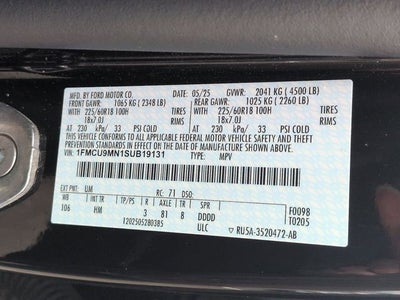 2025 Ford Escape ST-Line