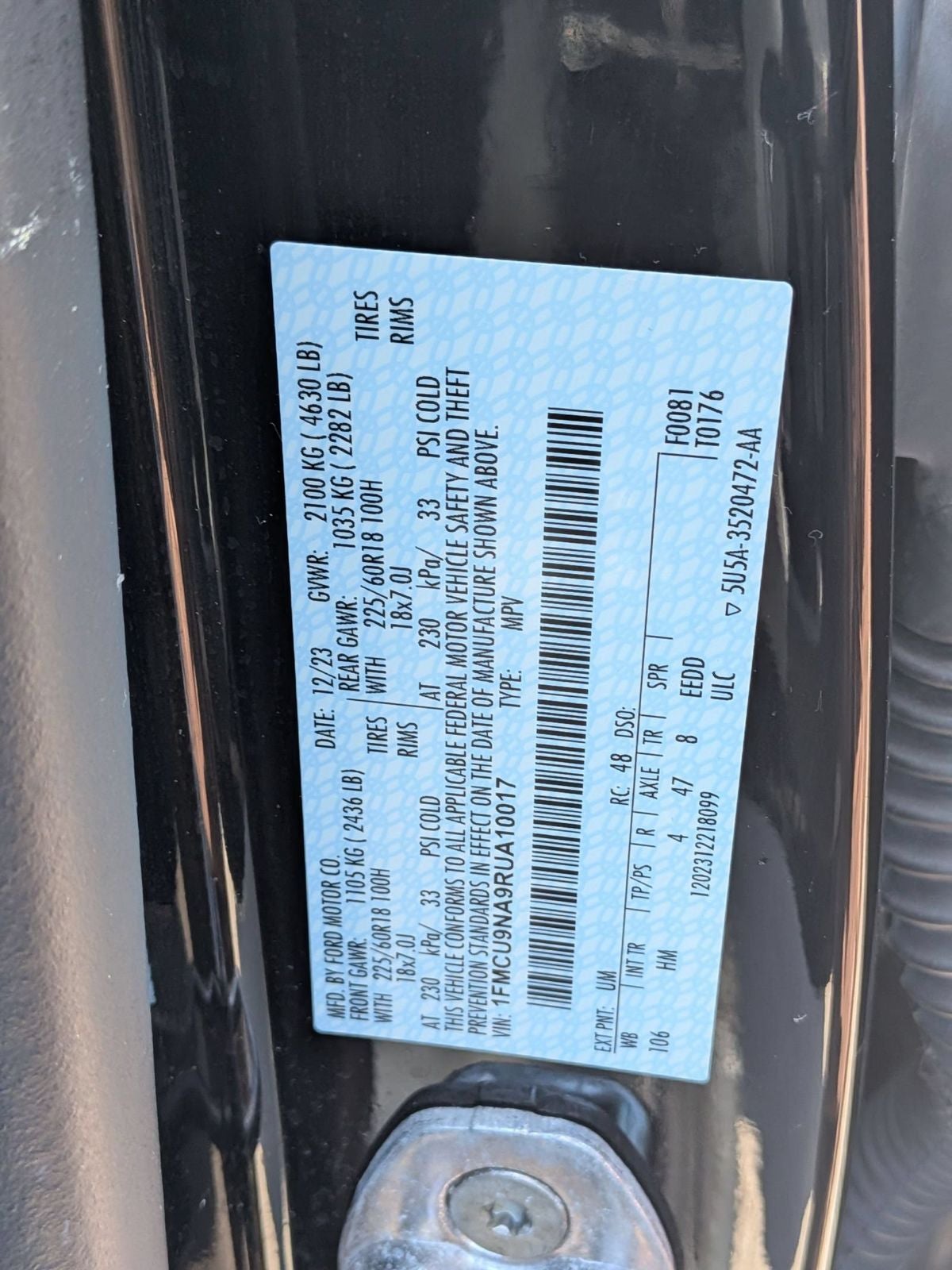 2024 Ford Escape ST-Line Select