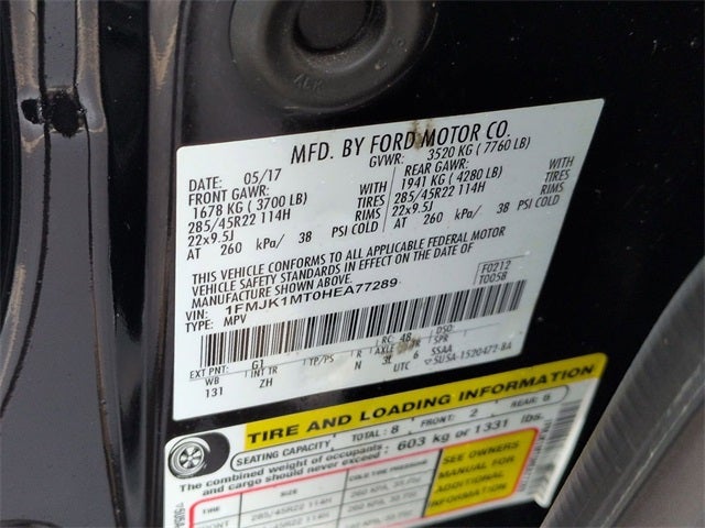 2017 Ford Expedition EL Platinum