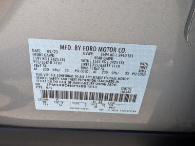 2023 Ford Explorer XLT 4WD