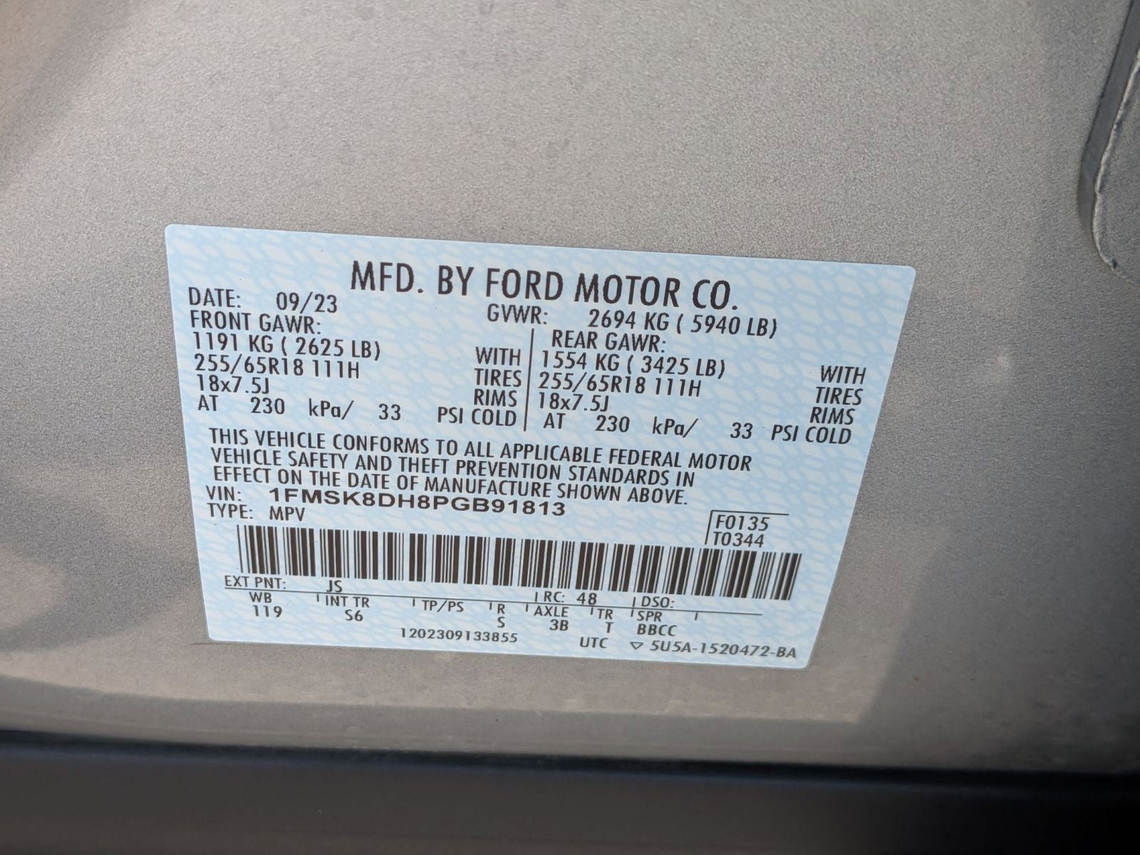 2023 Ford Explorer XLT 4WD