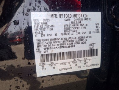 2023 Ford Explorer ST-Line 4X4