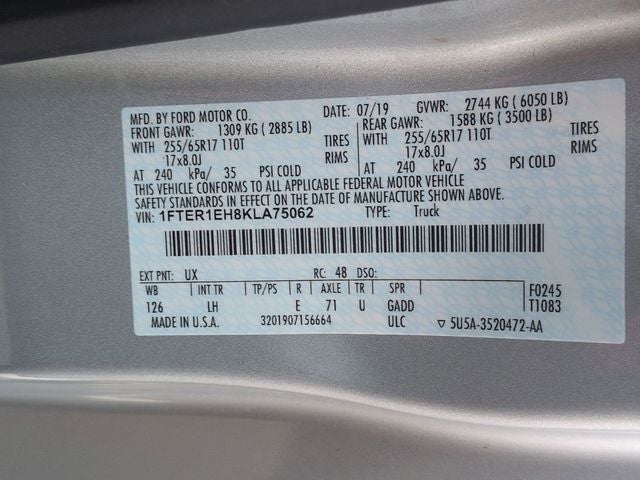 2019 Ford Ranger XLT