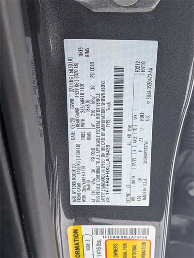 2020 Ford Ranger XLT