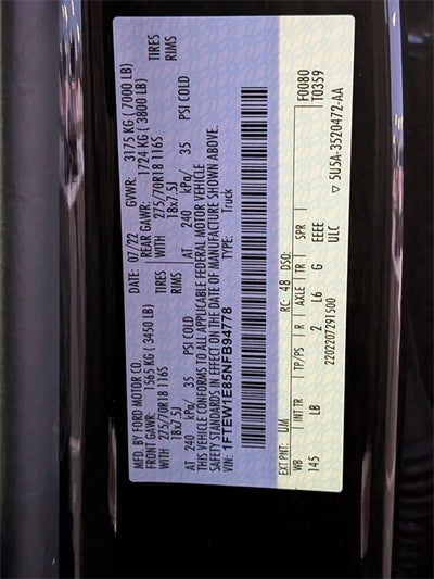 2022 Ford F-150 Tremor