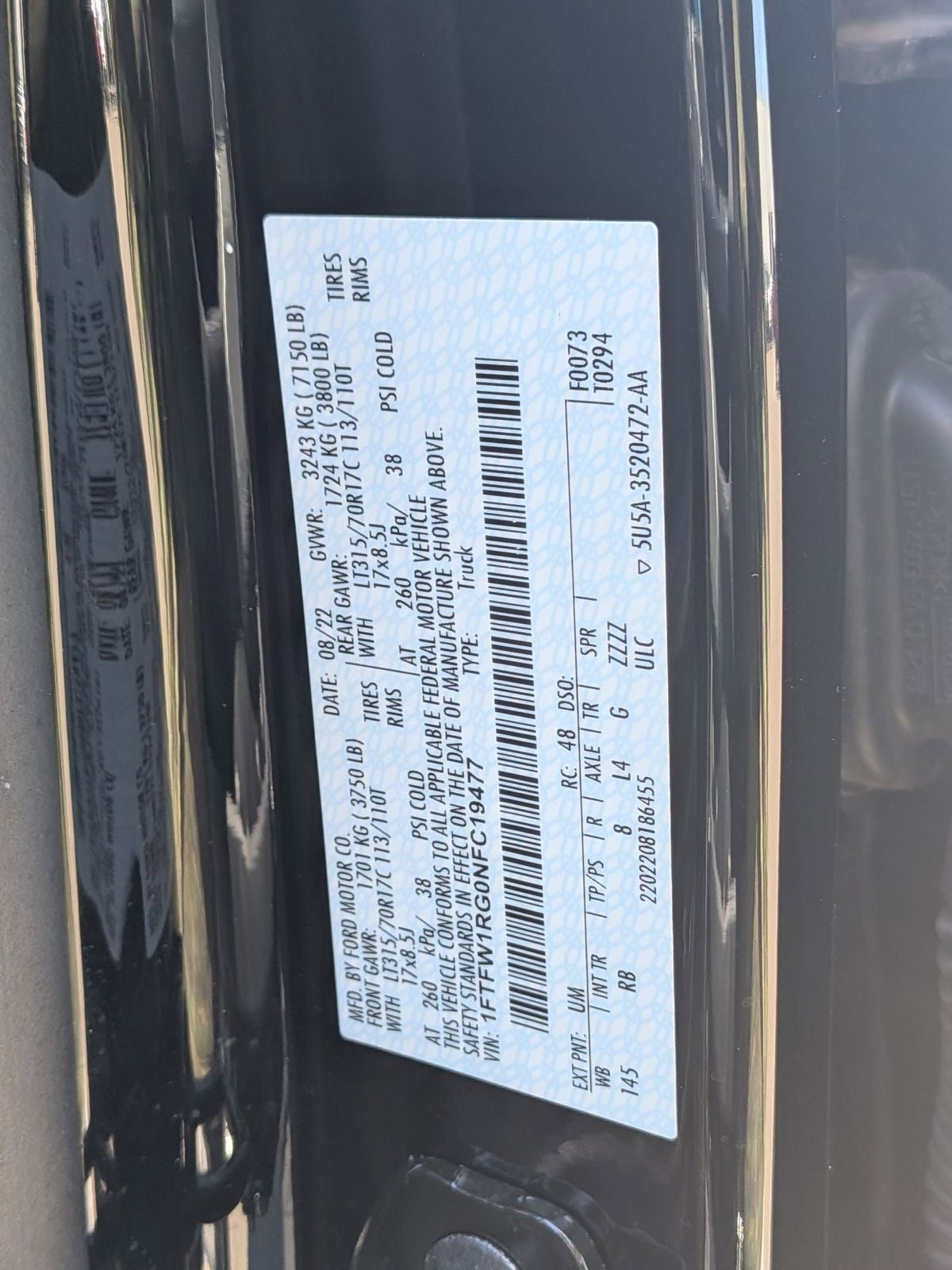 2022 Ford F-150 Raptor