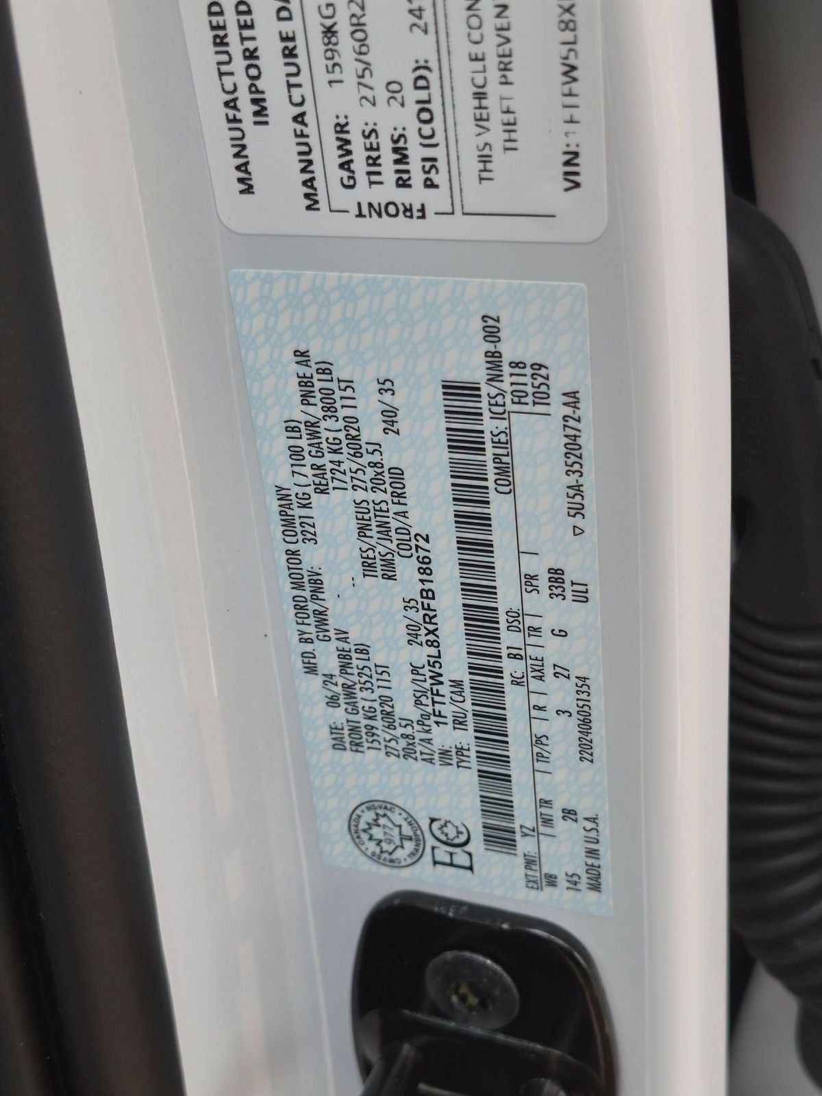 2024 Ford F-150 Lariat 4X4
