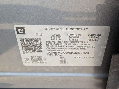 2019 Chevrolet Traverse RS 2LT