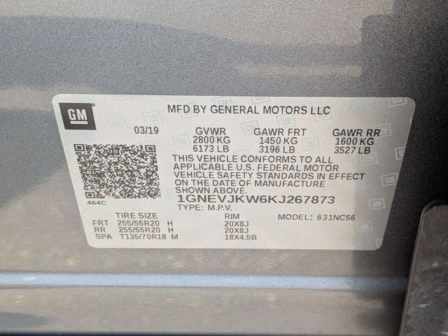 2019 Chevrolet Traverse RS 2LT