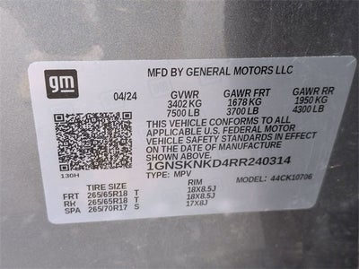 2024 Chevrolet Tahoe LT