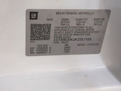 2019 GMC Sierra 1500 Elevation