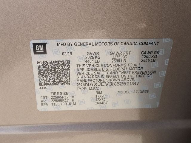 2019 Chevrolet Equinox LT