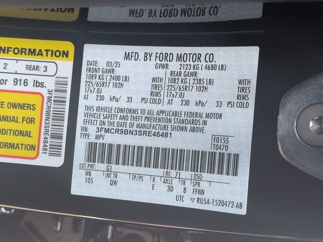 2025 Ford Bronco Sport Big Bend