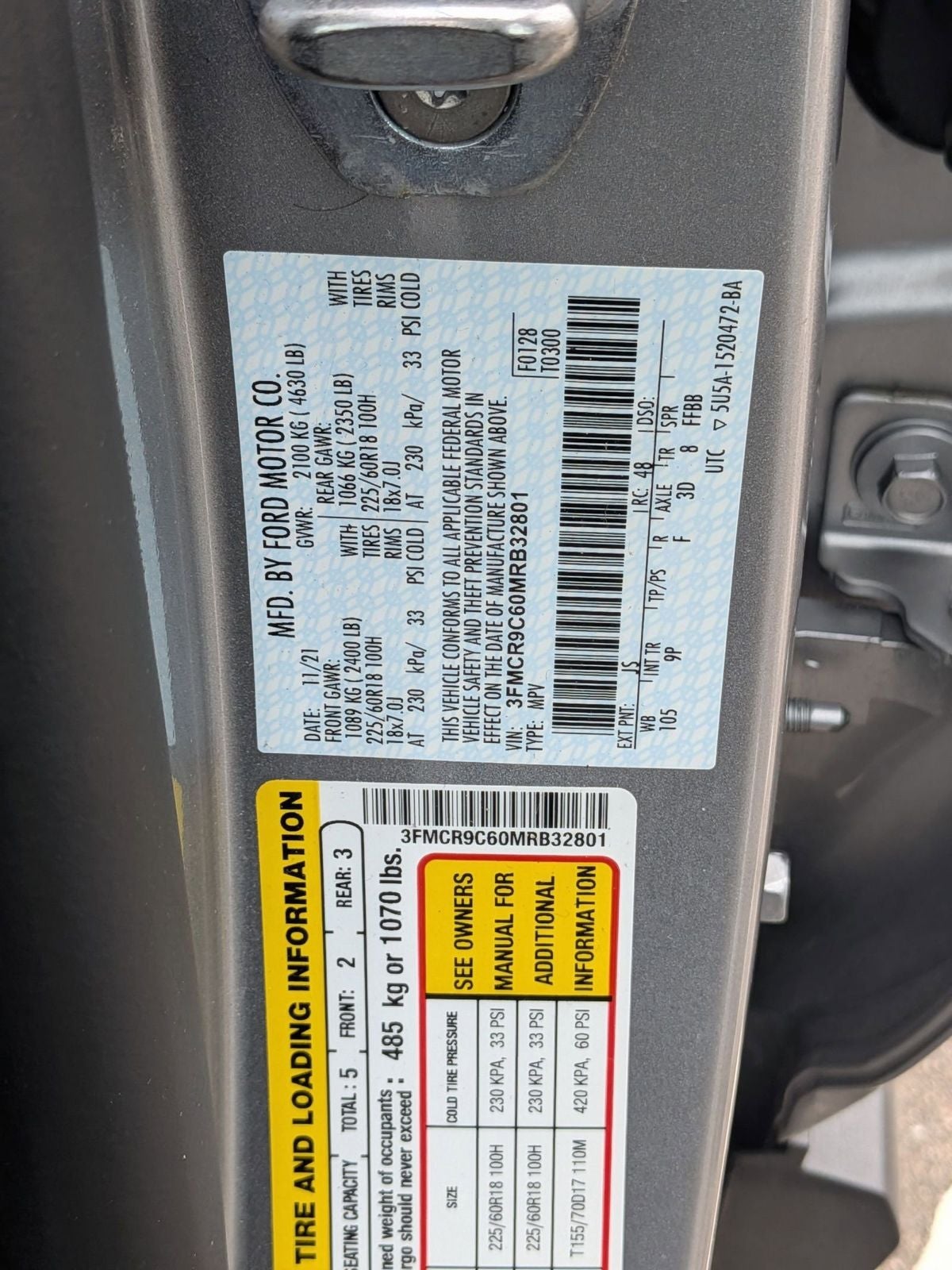 2021 Ford Bronco Sport Outer Banks 4X4