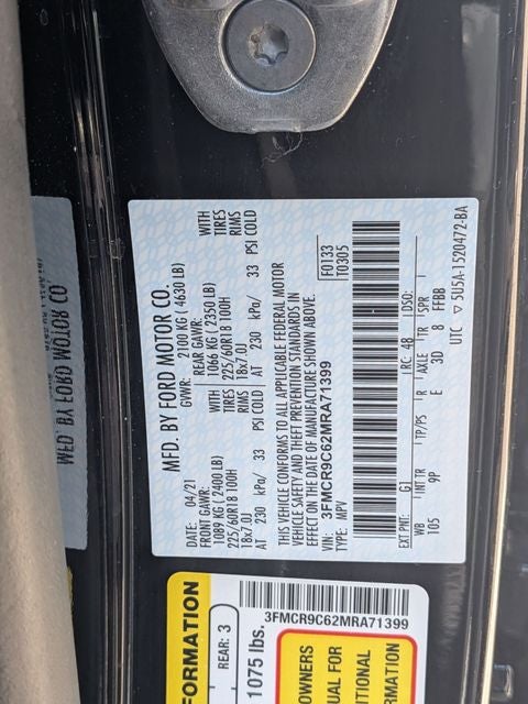 2021 Ford Bronco Sport Outer Banks