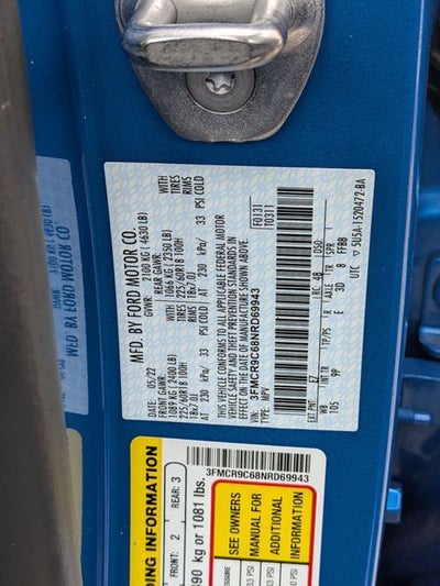 2022 Ford Bronco Sport Outer Banks