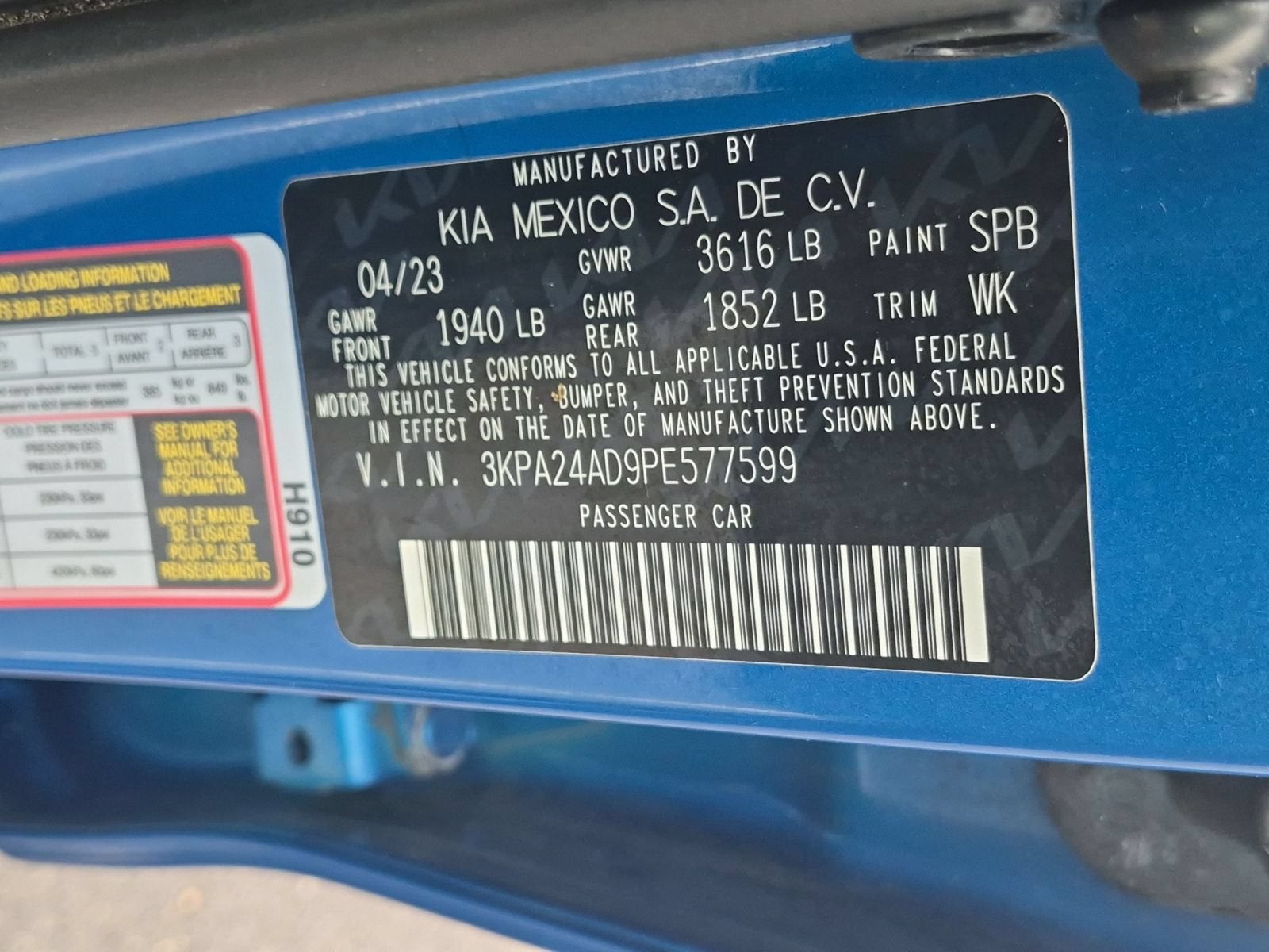 2023 Kia Rio S