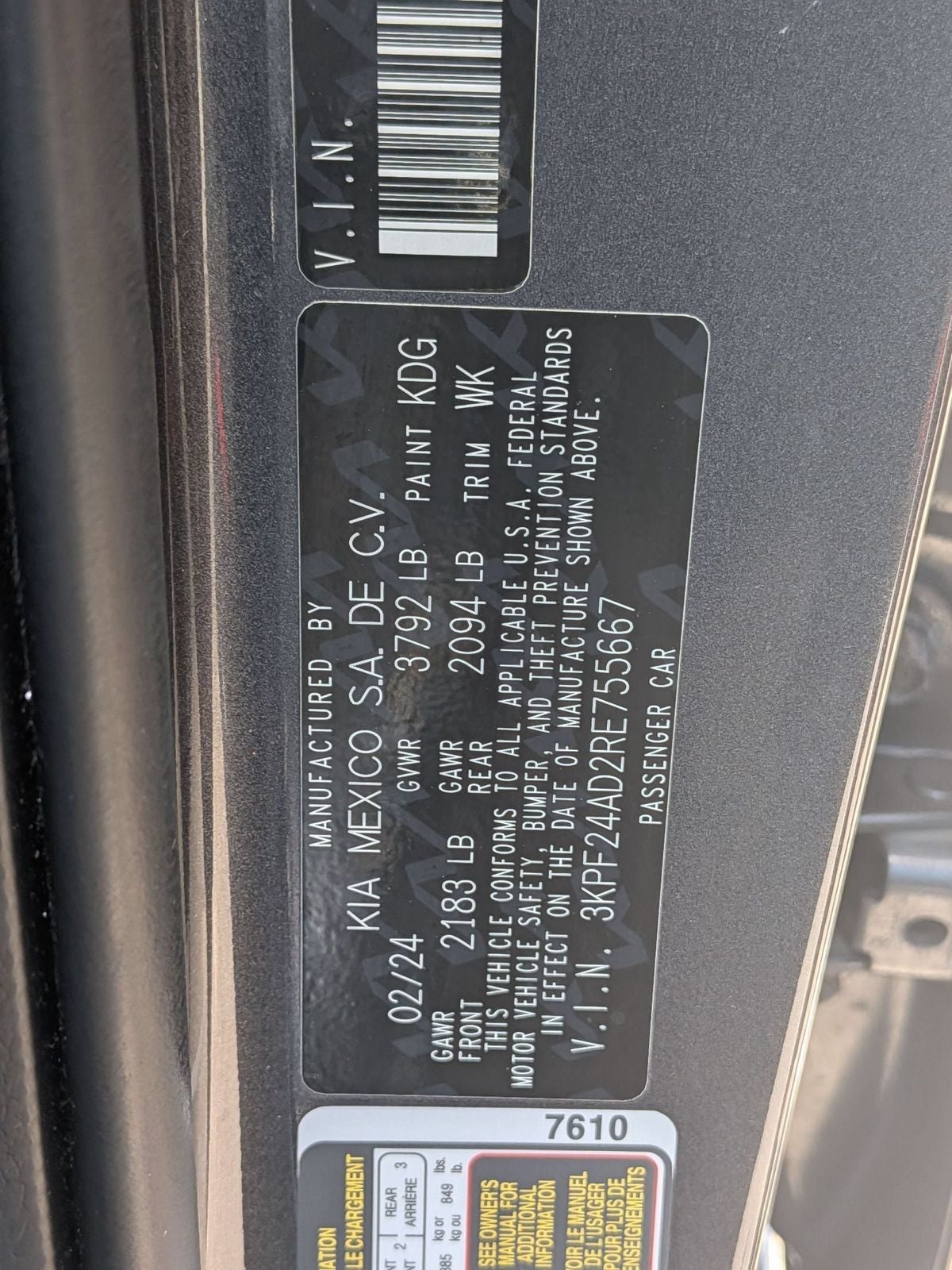 2024 Kia Forte LXS
