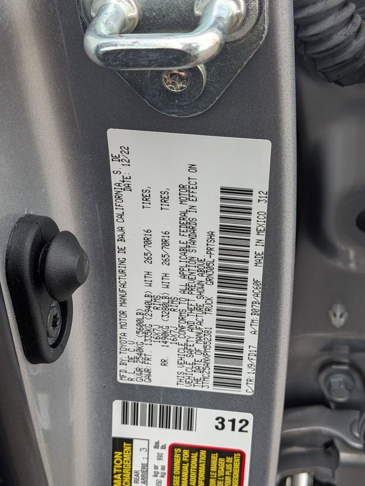 2023 Toyota Tacoma TRD Off-Road V6