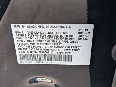 2019 Honda Passport Elite