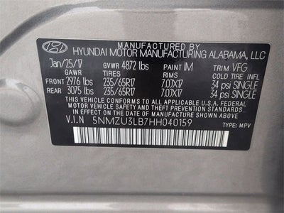 2017 Hyundai Santa Fe Sport 2.4 Base