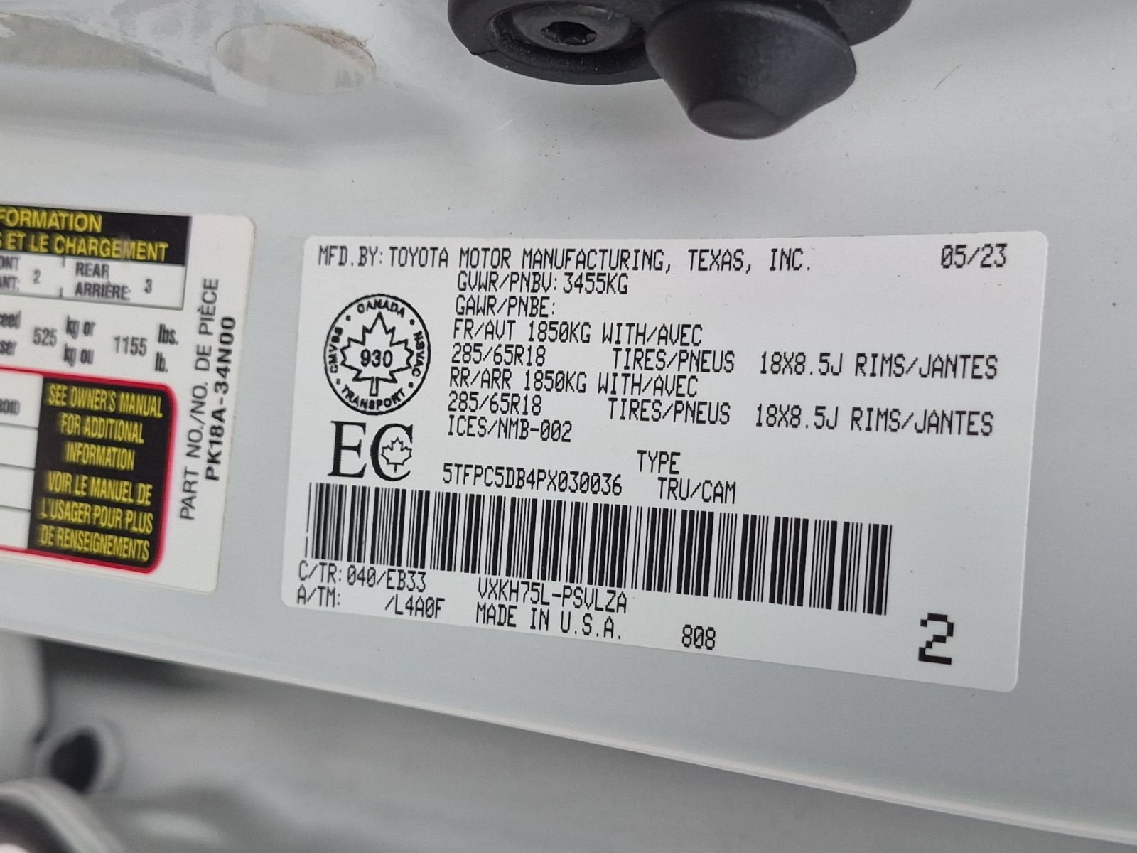 2023 Toyota Tundra Hybrid TRD Pro 4X4