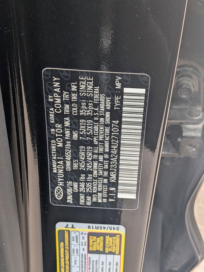 2017 Hyundai Tucson Sport