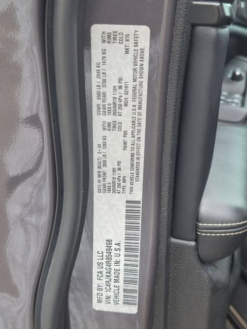 2024 Jeep Grand Cherokee L Altitude 4X4