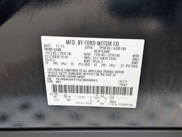 2016 Ford Explorer Platinum
