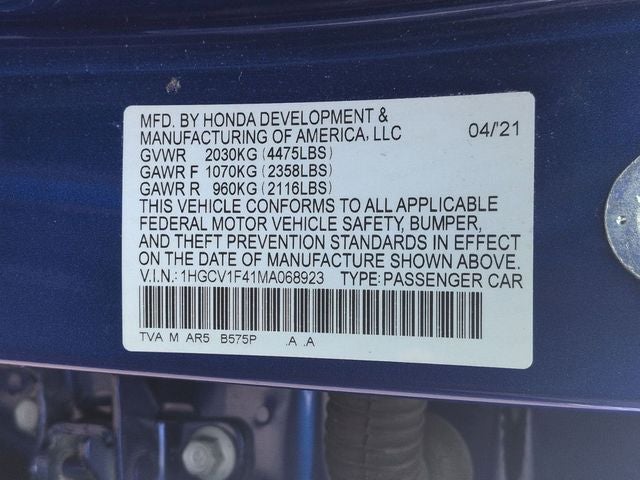 2021 Honda Accord Sport Special Edition