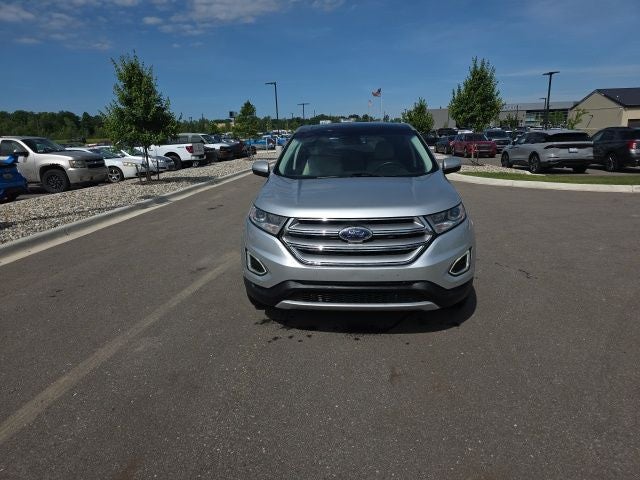 Used 2015 Ford Edge Titanium with VIN 2FMPK3K8XFBC03199 for sale in Flint, MI
