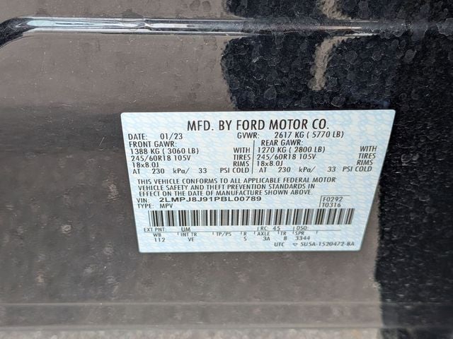 2023 Lincoln Nautilus Standard AWD!