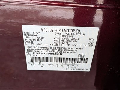 2022 Lincoln Nautilus Reserve